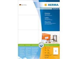 Etikett HERMA premium A4 105x74mm (800) 